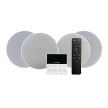 KS-WALL-4 sistema de audio para el hogar Minicadena de música para uso doméstico 50 W Negro, Gris, Blanco