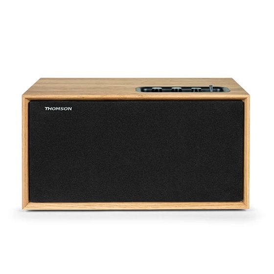 WS502 sistema de audio para el hogar Microcadena de música para uso doméstico Negro, Madera