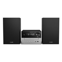 TAM3205M2/77 sistema de audio para el hogar Microcadena de música para uso doméstico 20 W Negro, Plata