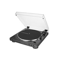 AT-LP60XBT Tocadiscos de tracción por correa Negro Totalmente automático