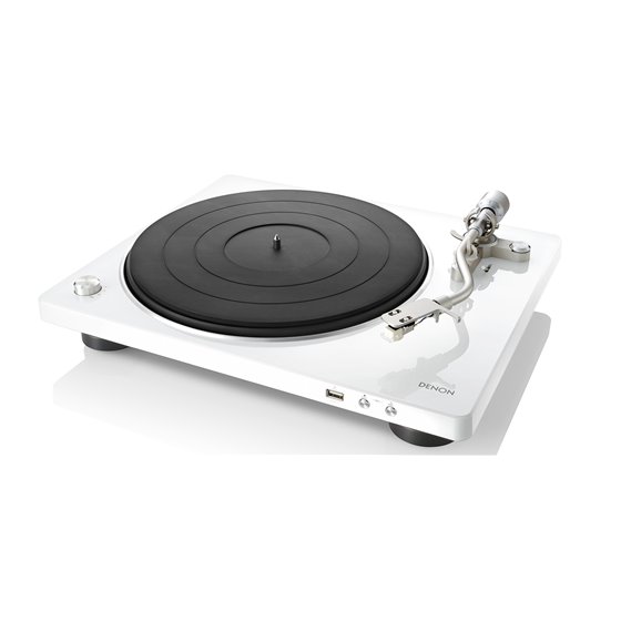 DP-450USB Tocadiscos de tracción por correa Blanco