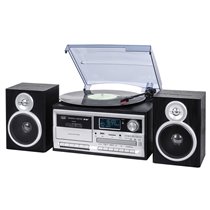 TT 1072 Tocadiscos de tracción directa Negro, Plata Semiautomático
