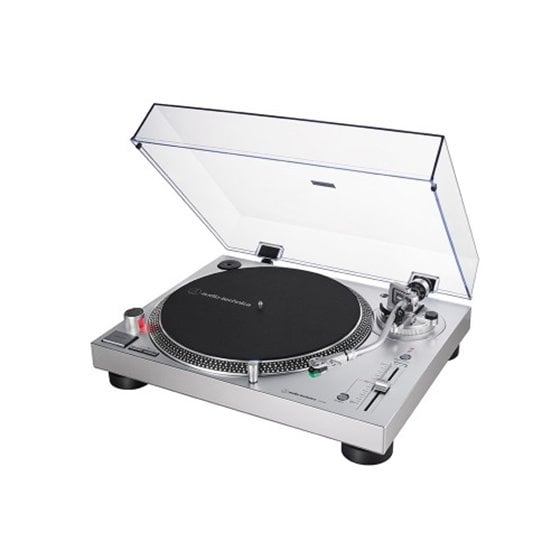 AT-LP120X Tocadiscos de tracción directa Plata Manual