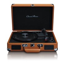 TT-10 Tocadiscos de tracción por correa Negro, Marrón, Acero inoxidable Automático