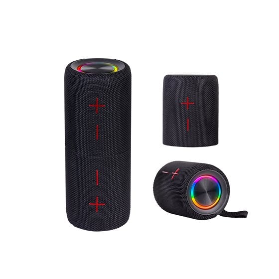 XR 8A44 DOUBLE Altavoz portátil estéreo Negro 20 W