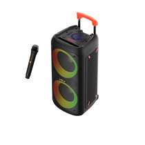 PARTYSPEAKERWLM altavoz portátil o de fiesta Altavoz para fiestas Negro 40 W