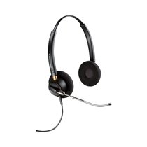 Auriculares binaurales Poly EncorePro 520V con tubo de voz y desconexión rápida