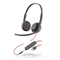 Blackwire 3225 Auriculares Alámbrico Diadema Llamadas/Música USB tipo A Negro