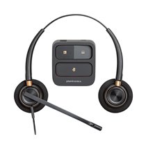 Auriculares binaurales Poly EncorePro 520 con desconexión rápida