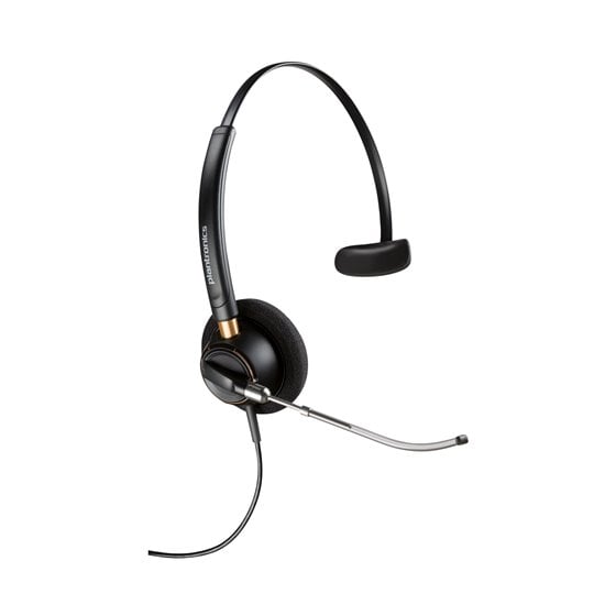 Auriculares monoaurales Poly EncorePro 510V con tubo de voz y desconexión rápida