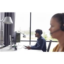 Auriculares monoaurales Poly EncorePro 310 con desconexión rápida TAA