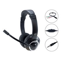 POLONA02BA auricular y casco Auriculares Alámbrico Diadema Juego Negro