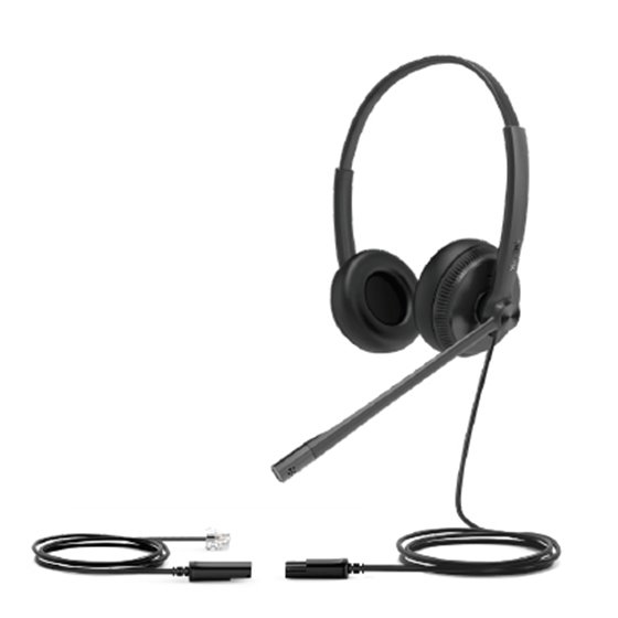 YHS34 Auriculares Alámbrico Diadema Oficina/Centro de llamadas Negro