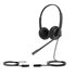YHS34 Lite Dual Auriculares Alámbrico Diadema Oficina/Centro de llamadas Negro