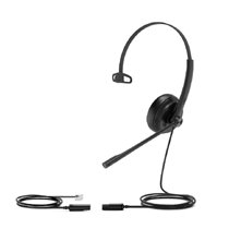 YHS34 Auriculares Alámbrico Diadema Oficina/Centro de llamadas Negro