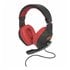Drakkar 61881187304 auricular y casco Auriculares Alámbrico Diadema Juego Negro, Rojo