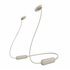 WI-C100 Auriculares Inalámbrico Dentro de oído Llamadas/Música Bluetooth Beige
