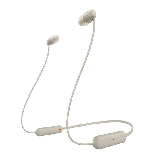 WI-C100 Auriculares Inalámbrico Dentro de oído Llamadas/Música Bluetooth Beige