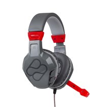 Samus Auriculares Alámbrico Diadema Juego Negro, Gris, Rojo
