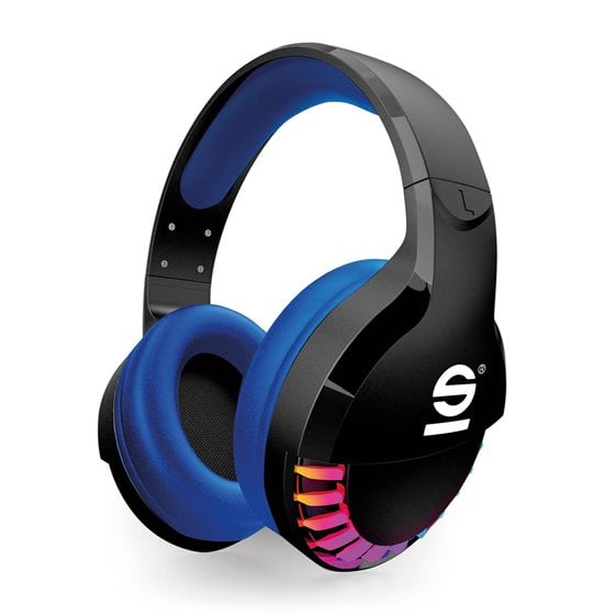 SPWHEADPHONE auricular y casco Auriculares Inalámbrico Diadema Juego USB Tipo C Negro, Azul