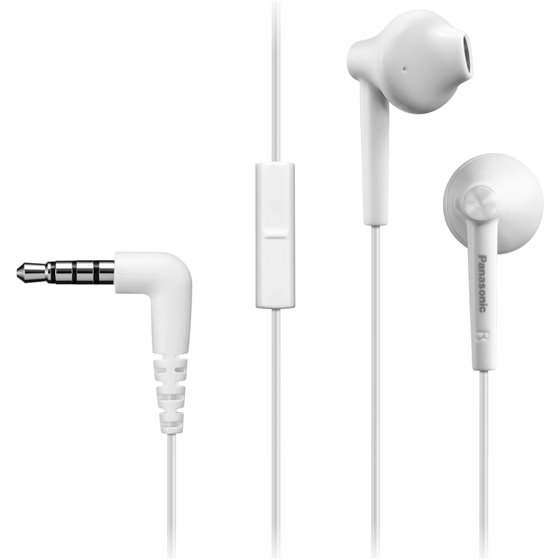 RP-TCM55E Auriculares Alámbrico Dentro de oído Llamadas/Música Blanco
