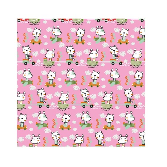 Papel Regalo Bobina PRYSE 62 cm. x 85 m. Infantil Rosa