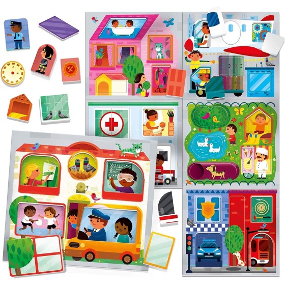 Juego Educativo HEADU Baby Play Town Montessori