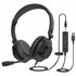 AXH-ONEUCD-35 auricular y casco Auriculares Alámbrico Diadema Oficina/Centro de llamadas USB tipo A Negro