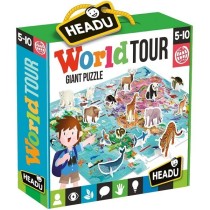 Juego Educativo HEADU Puzzle Gigante World Tour