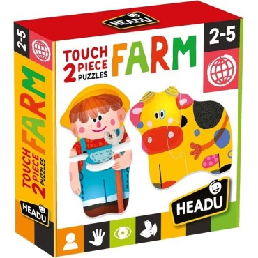 Juego Educativo HEADU Puzzle Touch Farm