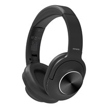 HST-220BT auricular y casco Auriculares Inalámbrico y alámbrico Diadema Llamadas/Música USB Tipo C Bluetooth Negro