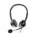 AXH-ACEUCD auricular y casco Auriculares Alámbrico Diadema Oficina/Centro de llamadas USB Type-C / USB Type-A Negro