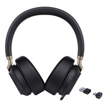 BH76 Plus Teams USB-C/A Auriculares Inalámbrico Diadema Llamadas/Música USB Type-C / USB Type-A Bluetooth Negro