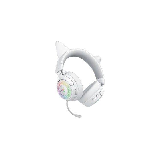 Kraken Kitty V3 Pro - White Auriculares Inalámbrico y alámbrico Diadema Juego USB tipo A Bluetooth Blanco