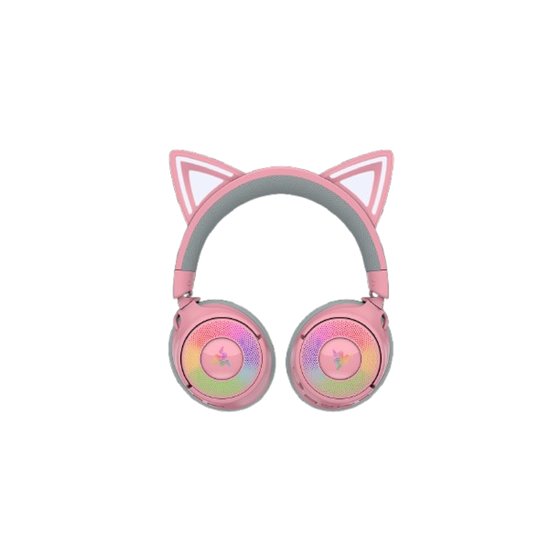 Kraken Kitty V3 Pro - Quartz Auriculares Inalámbrico y alámbrico Diadema Juego USB tipo A Bluetooth Rosa