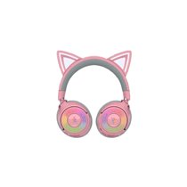 Kraken Kitty V3 Pro - Quartz Auriculares Inalámbrico y alámbrico Diadema Juego USB tipo A Bluetooth Rosa