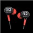Wired Earbuds for Nintendo Switch 2 Auriculares Alámbrico Dentro de oído Juego Negro, Rojo