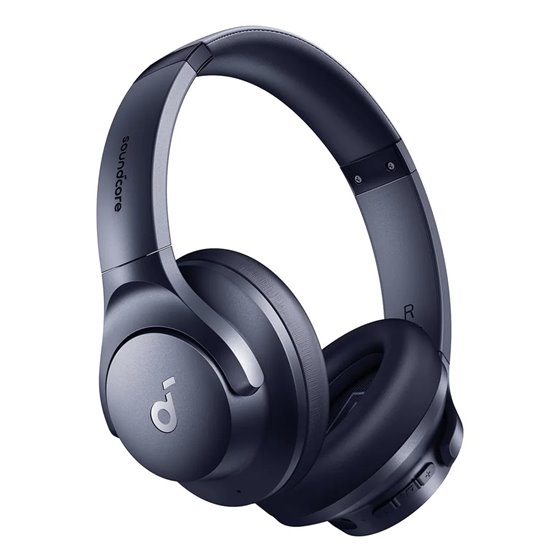 Q20i Auriculares Alámbrico Diadema Llamadas/Música USB Tipo C Bluetooth Azul