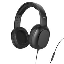 Auricular «Fun C» de botón, Micrófono, Guía de cable en un lado, USB-C, Negro