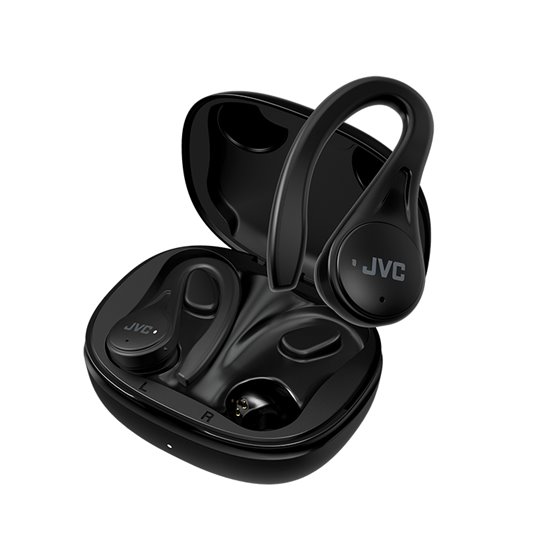 HA-EC25T Auriculares True Wireless Stereo (TWS) gancho de oreja, Dentro de oído Llamadas/Música Bluetooth Negro