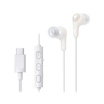 HA-FR9UC Auriculares Alámbrico Dentro de oído Llamadas/Música USB Tipo C Blanco