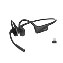 OpenComm2 UC 2025 Upgrade Auriculares Inalámbrico gancho de oreja Oficina/Centro de llamadas Bluetooth Negro