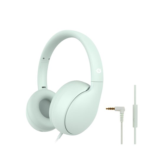PARRIS04GT auricular y casco Auriculares Alámbrico Diadema Llamadas/Música Verde claro