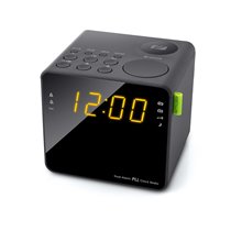 M-187CR radio Reloj Digital Negro