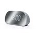 M-170CMR radio Reloj Digital Espejo, Blanco