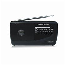 PR-TRI.002A radio Portátil Negro