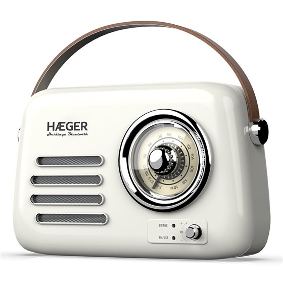 RB-CRE.003A radio Portátil Analógica Crema de color
