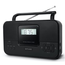 M087MB radio Portátil Digital Negro