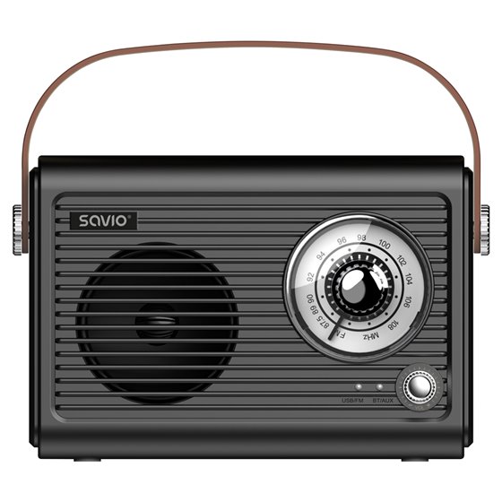 RS-01 radio Portátil Analógica Negro