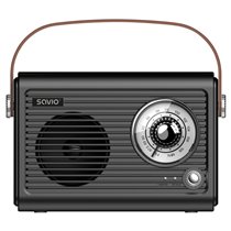 RS-01 radio Portátil Analógica Negro